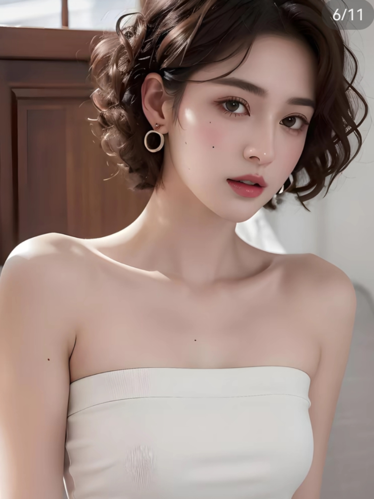 这是我在小红书上发现的一张绝美半身照!