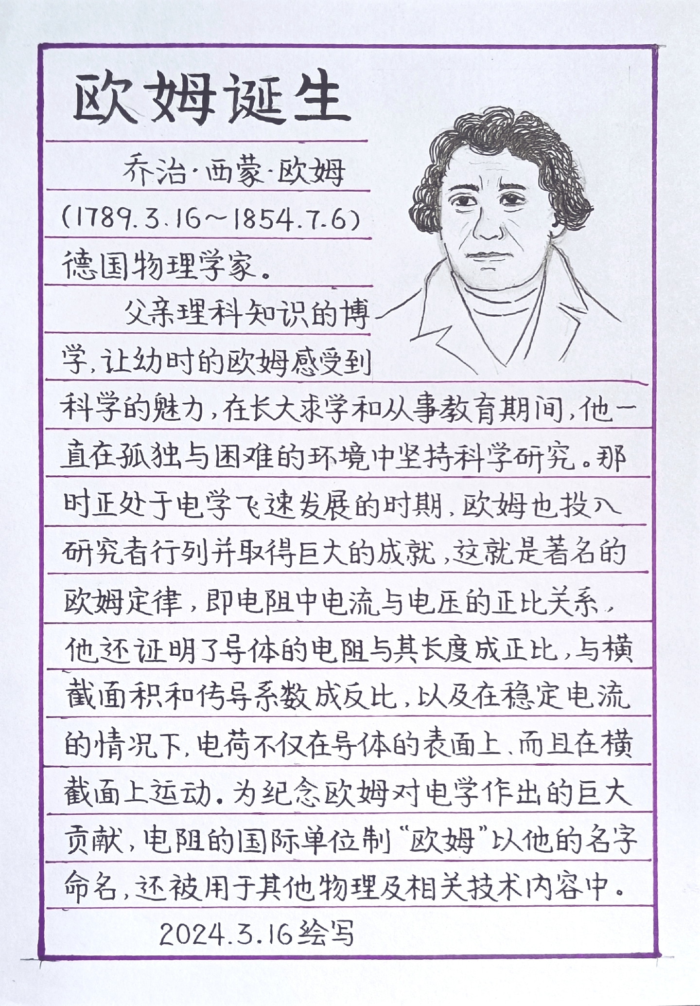 笔乐:历史上的今天 《欧姆诞生》