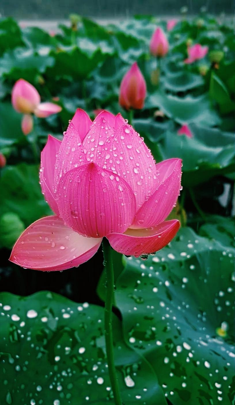 这么好看的的荷花惹到你们了吧,这是挡不住的吸引,美的不行不行的,正