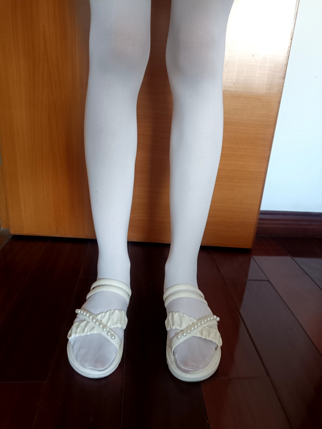 白色连裤袜#连裤袜