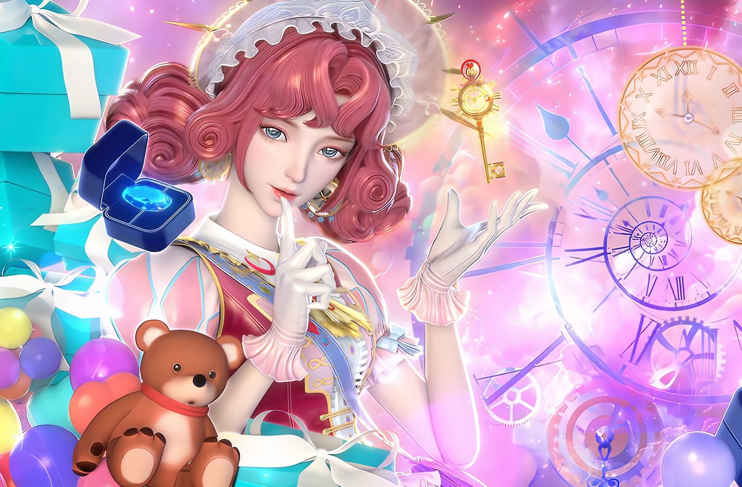《叶罗丽x时间雨》里的新人物时钟女孩也好漂亮