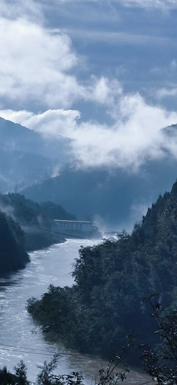四川广元市苍溪县漓江镇张家梁风景绝美