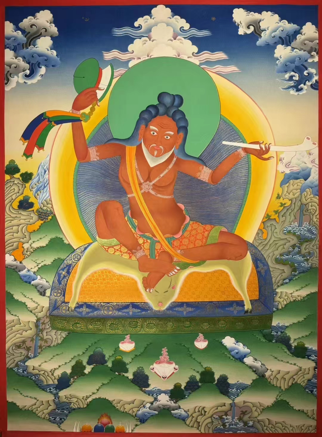 龙萨娘波尊者超度-龙萨金刚藏前行仪轨