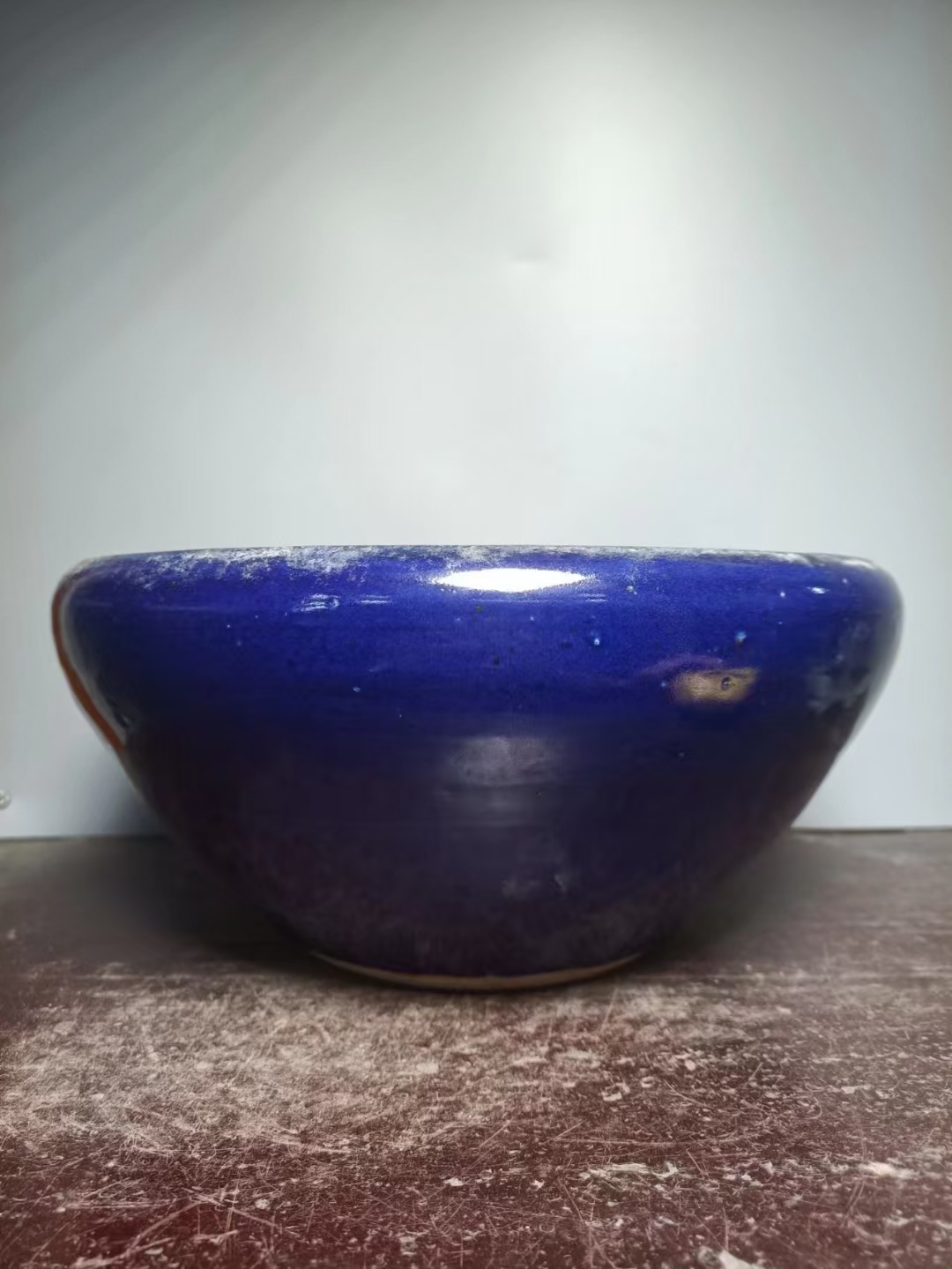 蓝釉大香炉