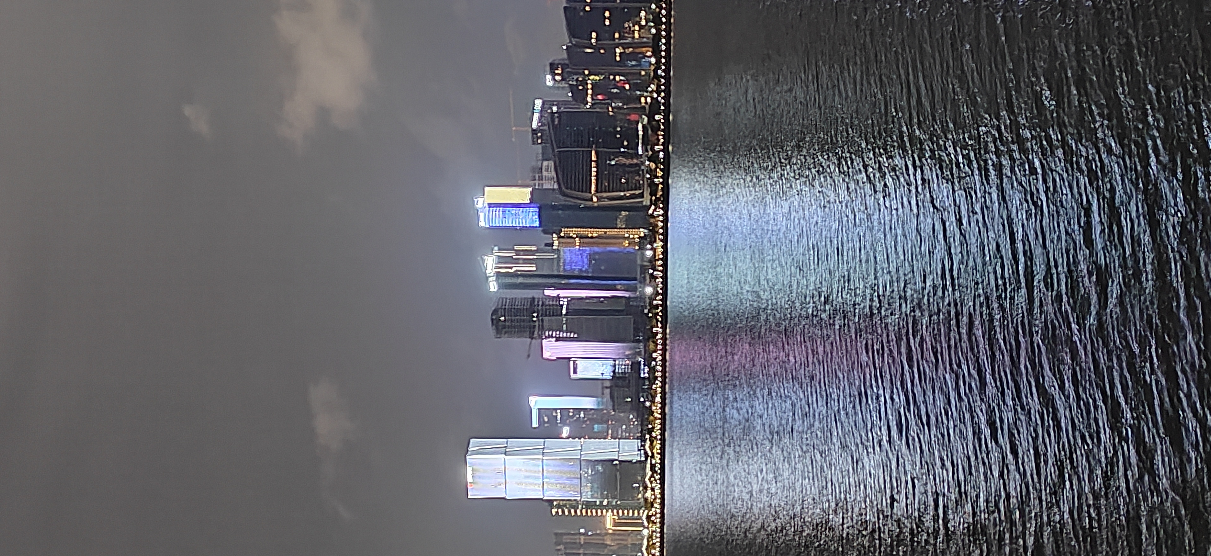杭州钱江新城夜景.