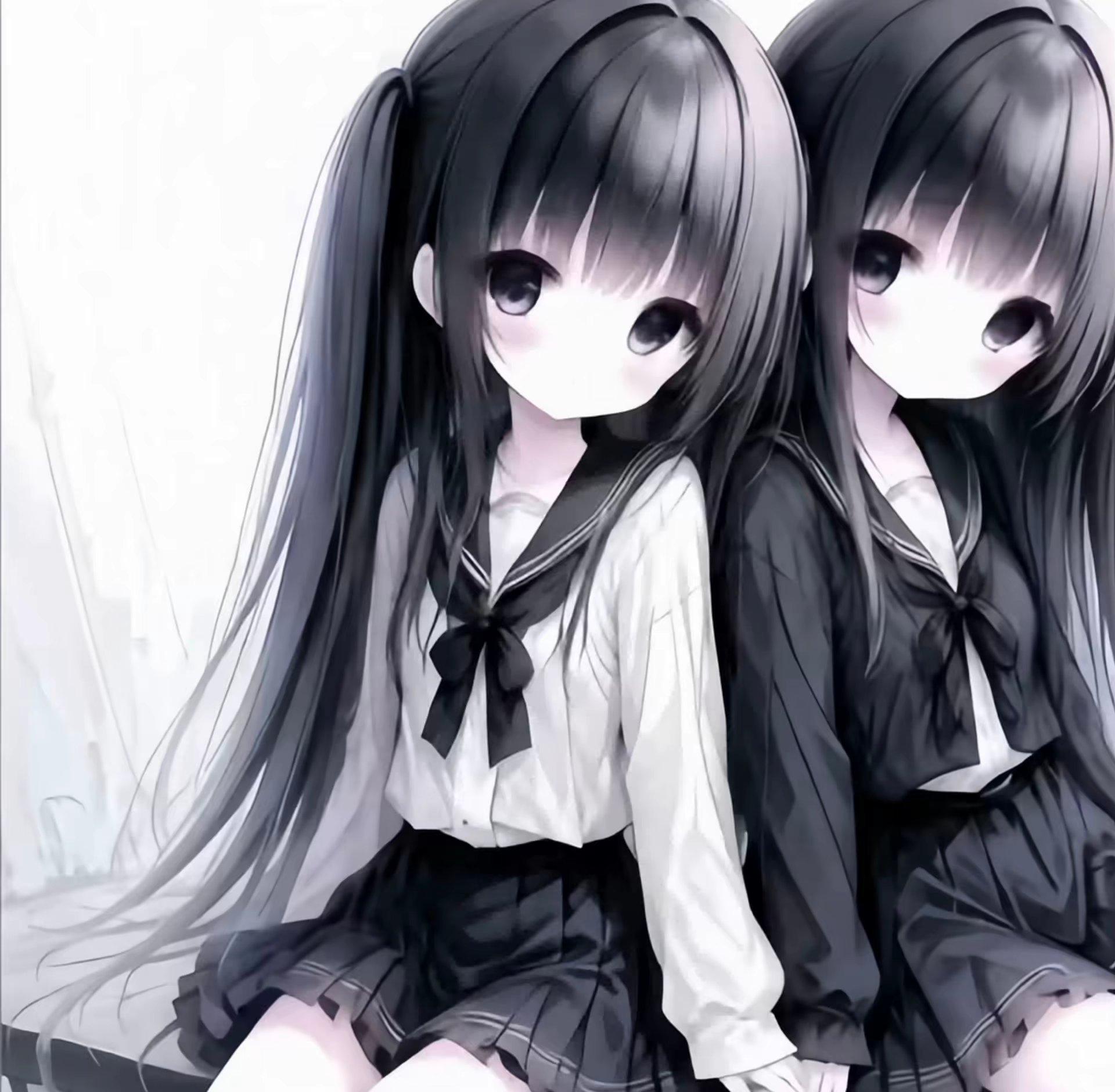 闺蜜头像动漫,关注点赞拿