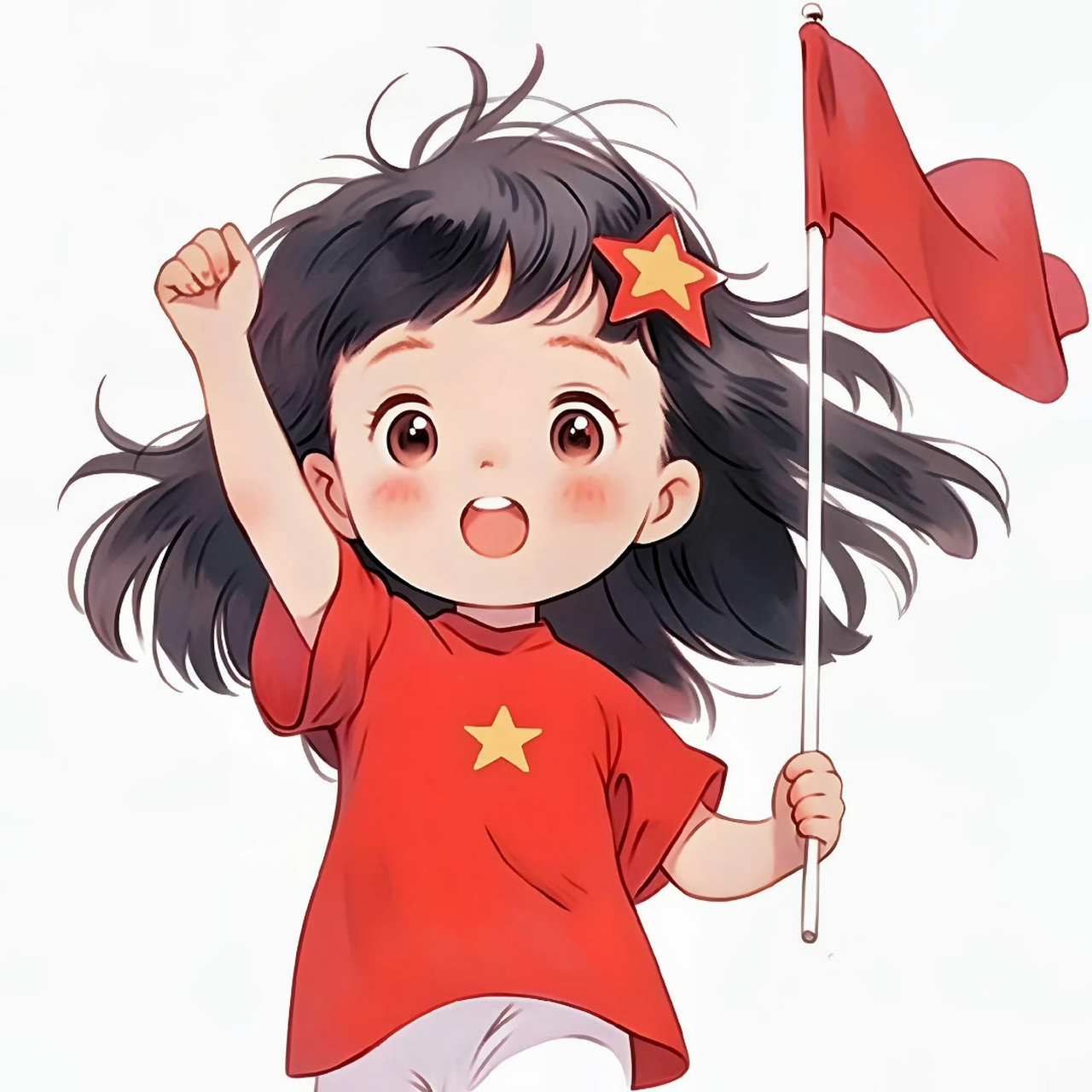 红色情怀女生头像 676767