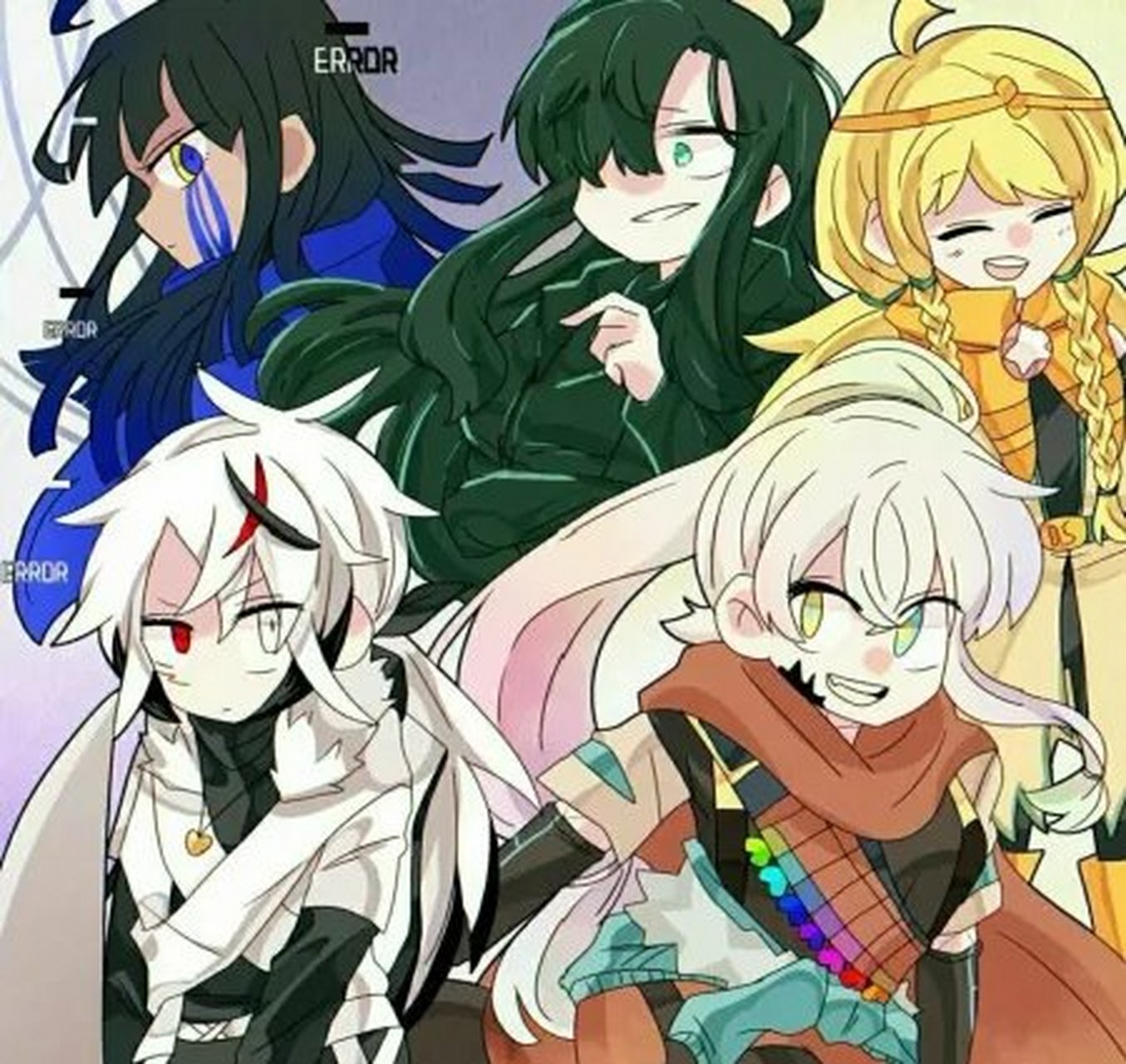 error,nightmare, dream,cross,ink的娘化呢!