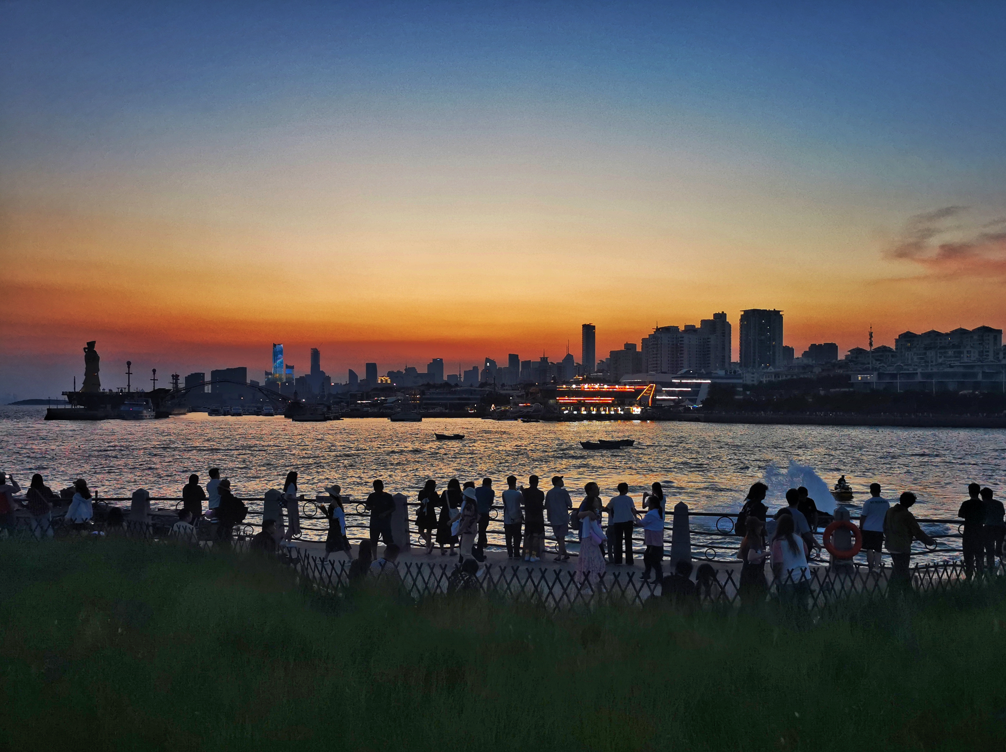 青岛小众景点——小麦岛的日落魅力无限