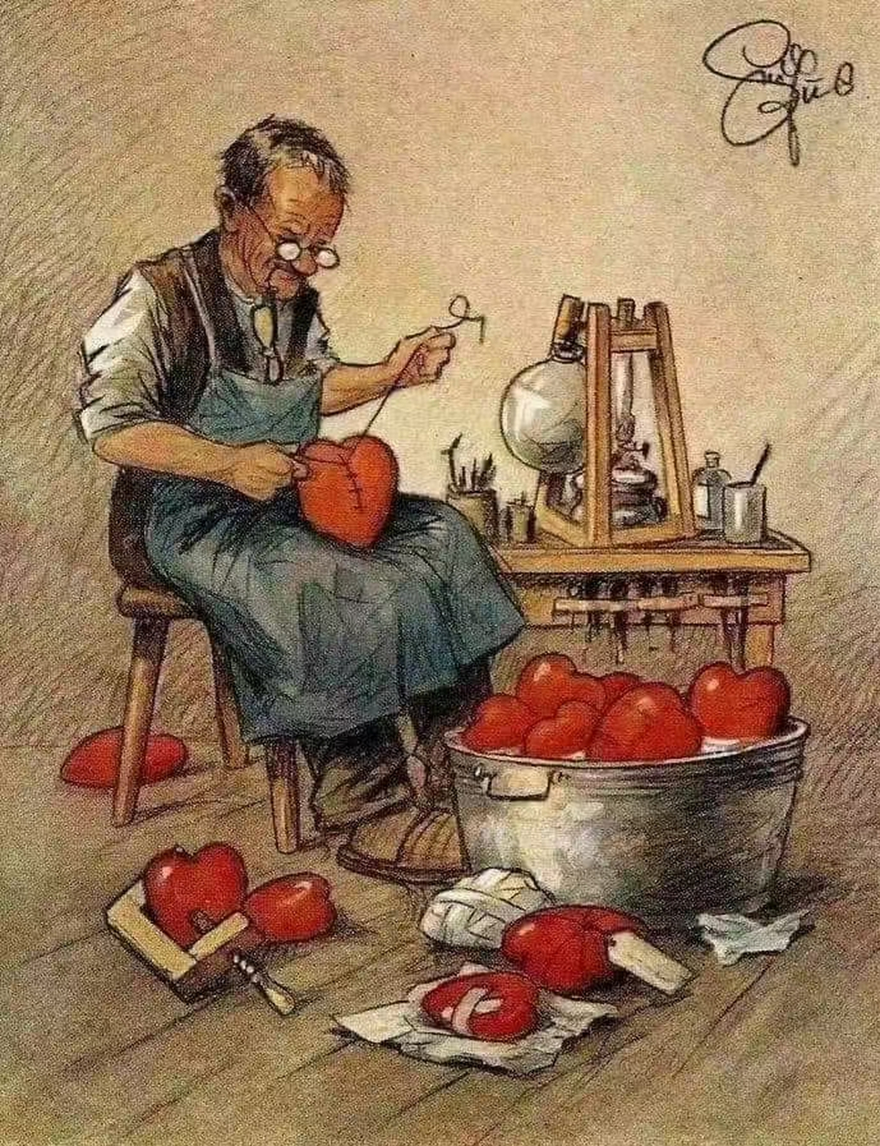 夜深了,把碎了一地的心缝缝补补,迎接明天的心碎!