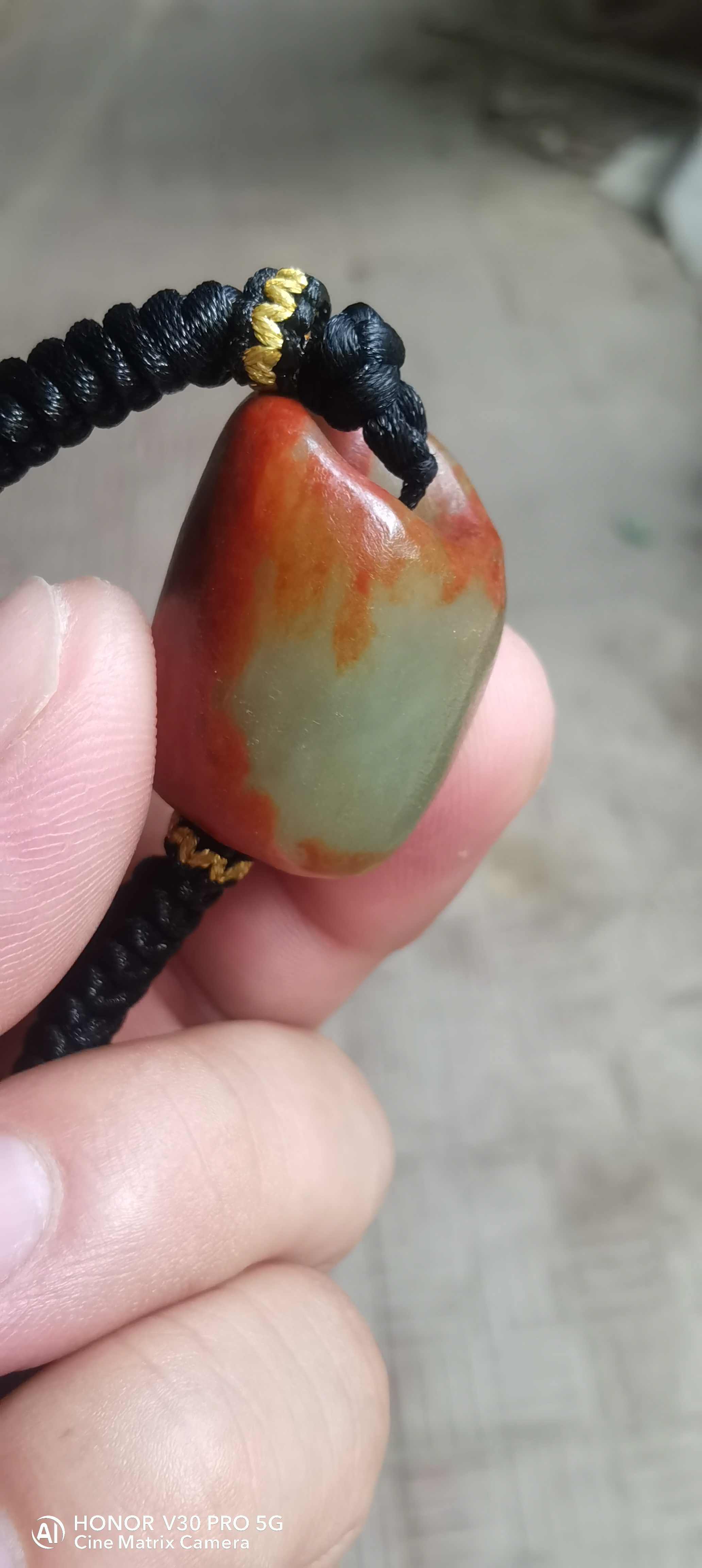 河磨玉火燎皮勒子,不知道真假