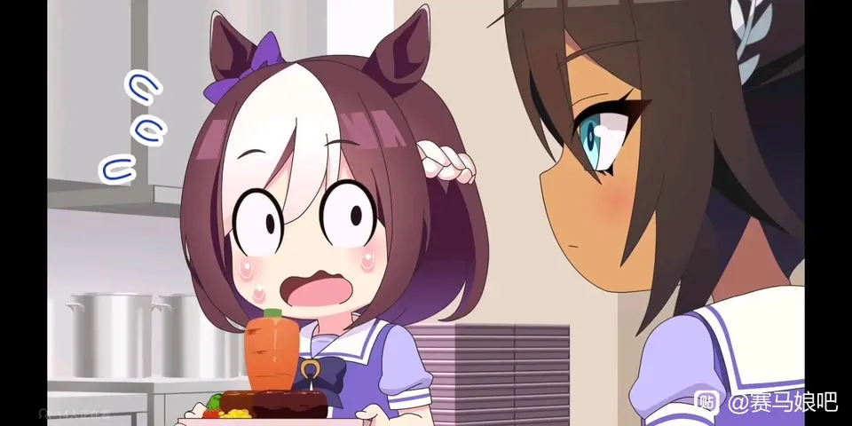 《赛马娘》特别周表情包,再也不吃那么多了