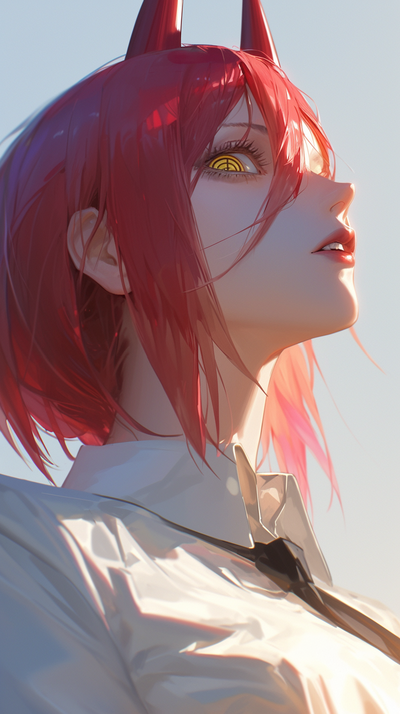 今天心情大好,换了张电锯人的壁纸,感觉自己都变强大了!