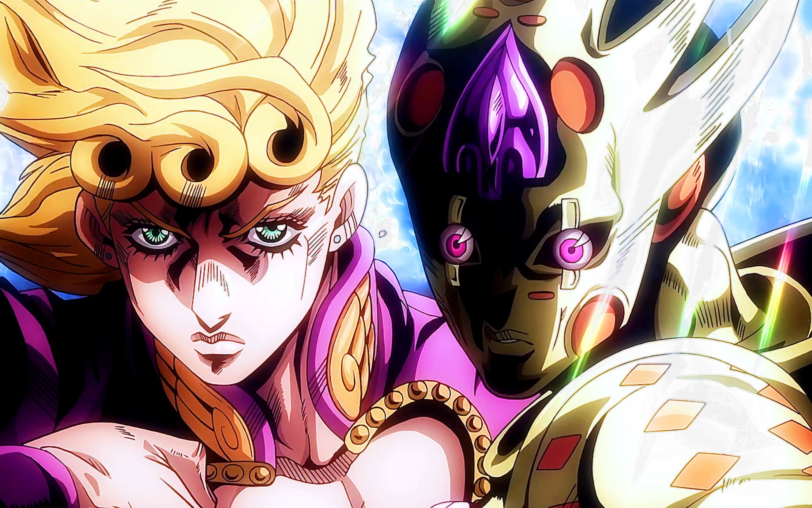 乔鲁诺·乔巴纳黄金体验或黄镇,帅~