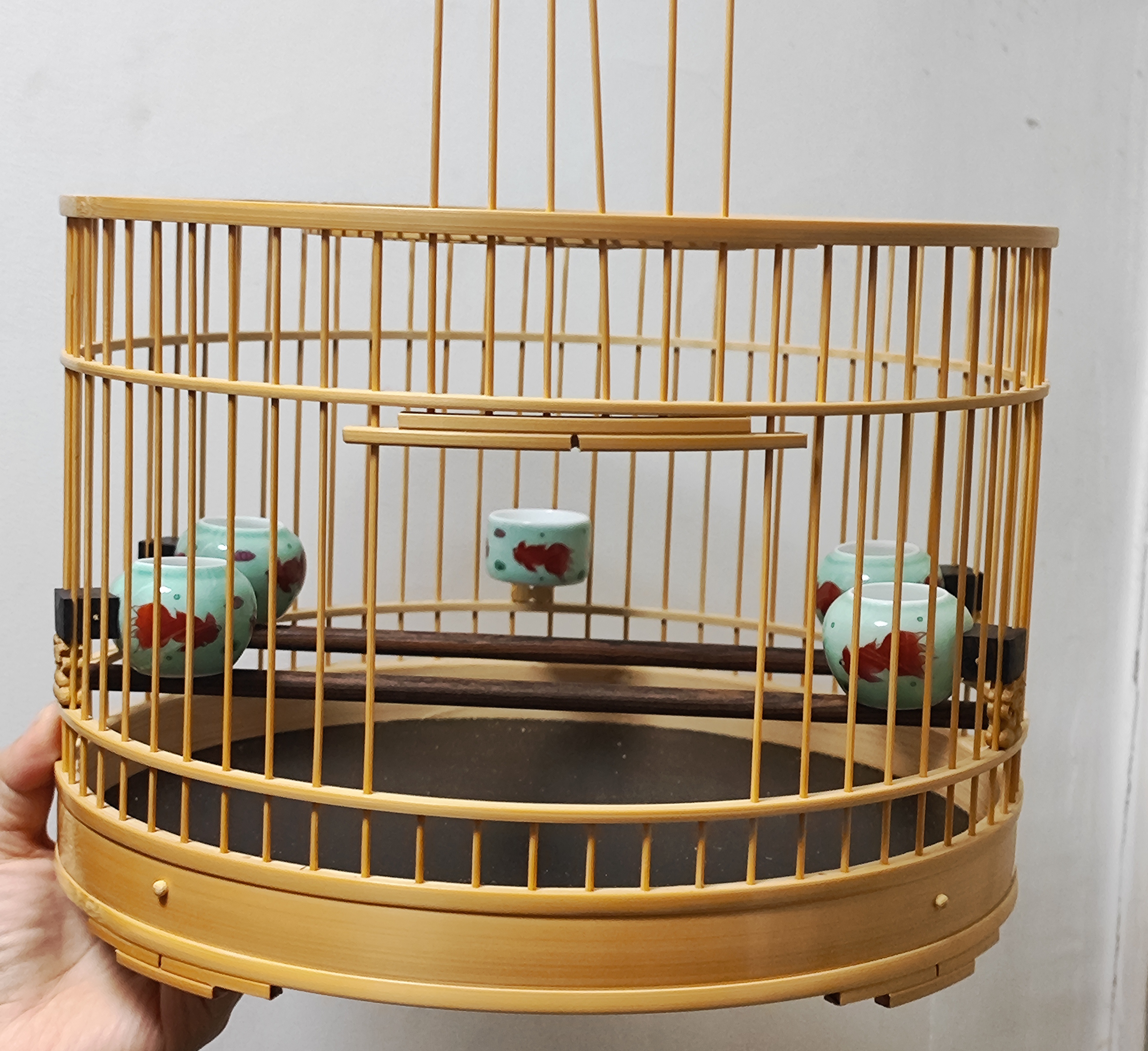 鸟笼,295直径圆笼,64条,丝距12,丝粗目测1