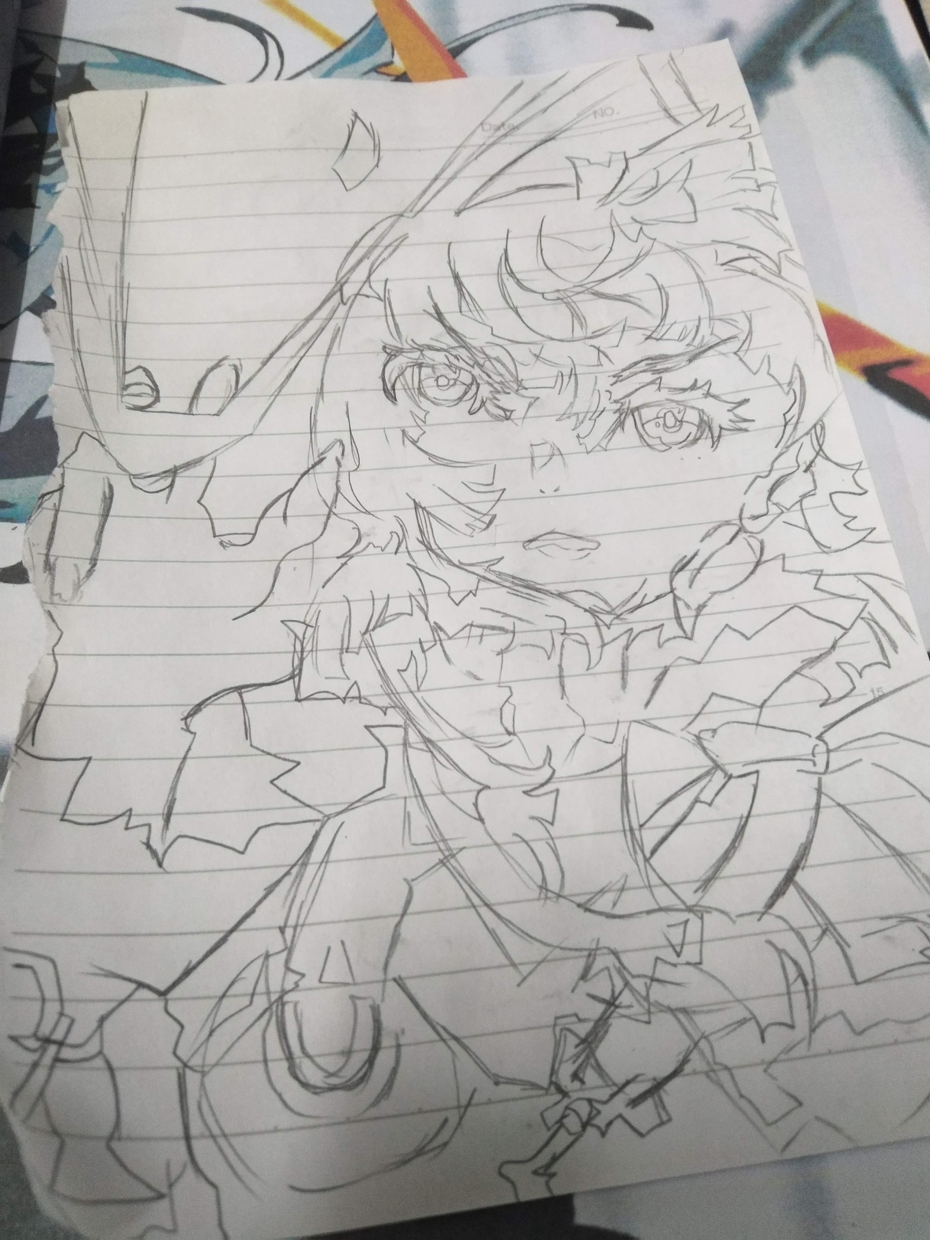 画画交流组# 画的米山舞因为不是认真画的,所以有点丑