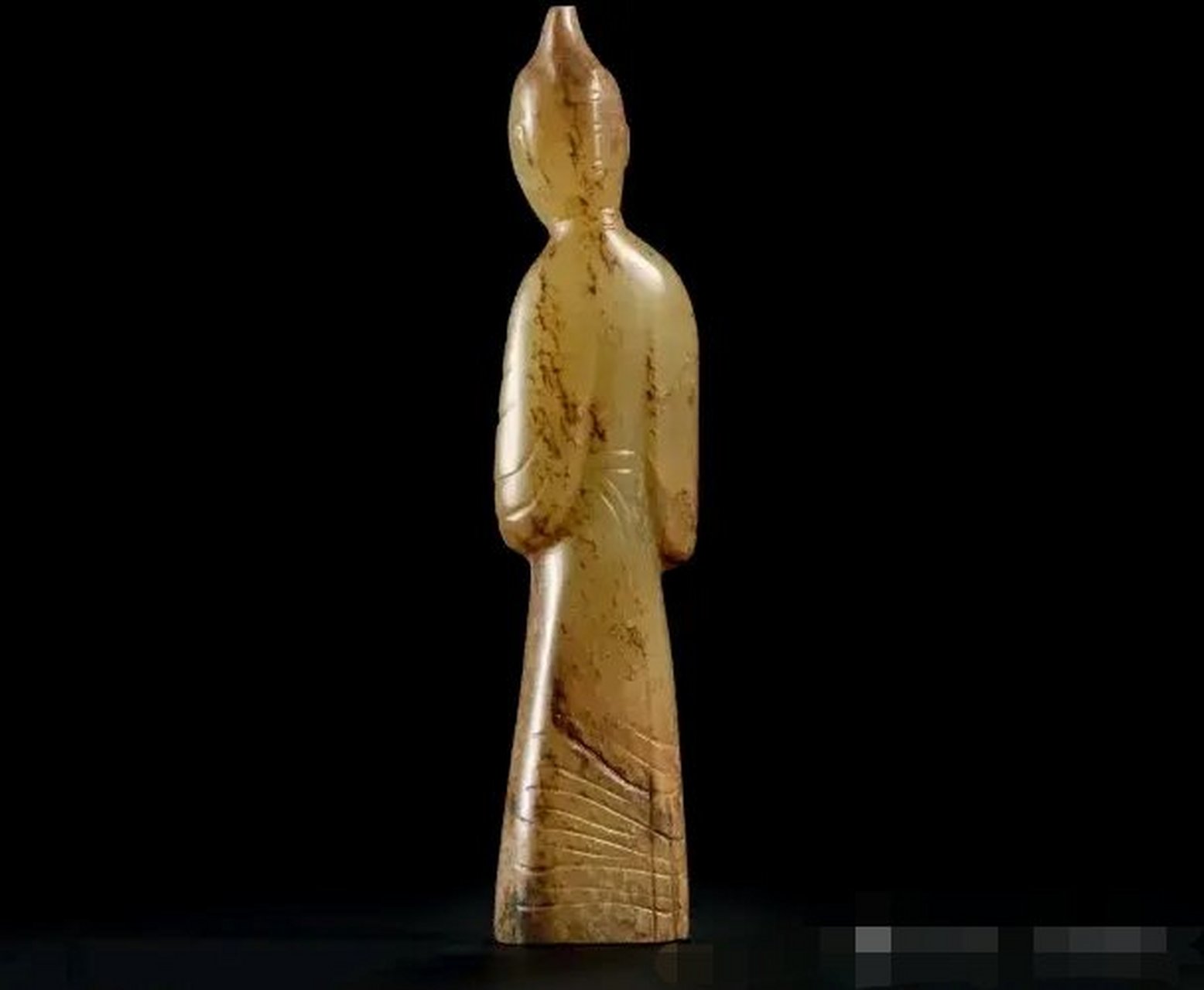 2024嘉德春拍,366万落锤的西汉圆雕玉人