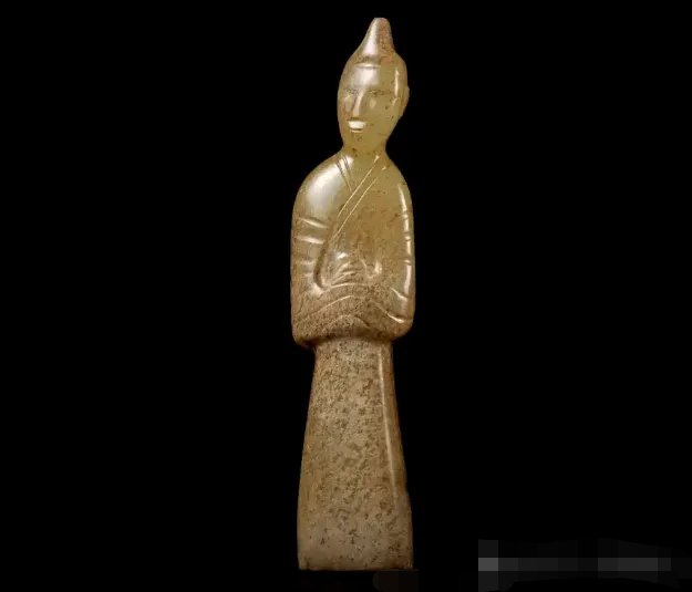 2024嘉德春拍,366万落锤的西汉圆雕玉人