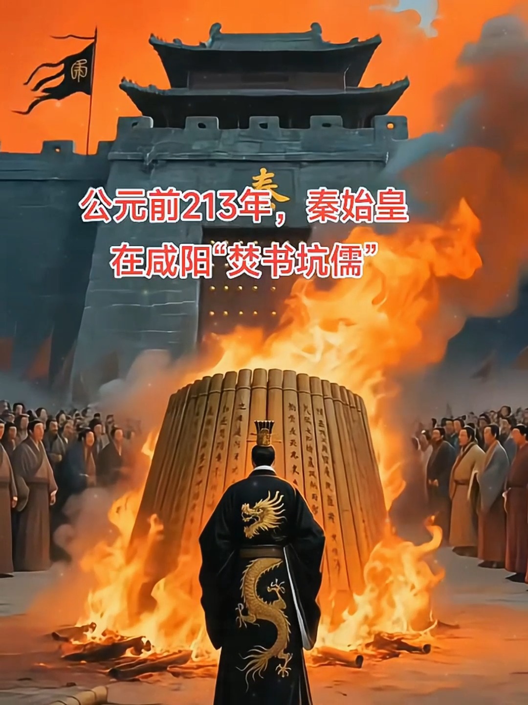 "焚书坑儒:一场想让天下变一锅粥的荒唐闹剧"