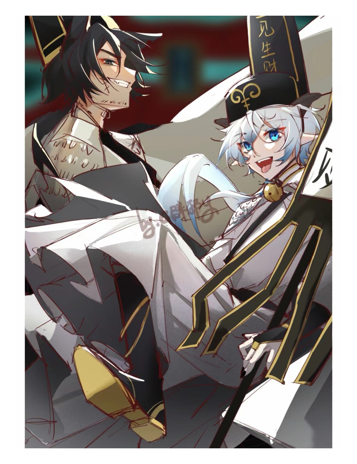 当喜羊羊和灰叔成为黑白无常时,大家有何意见?