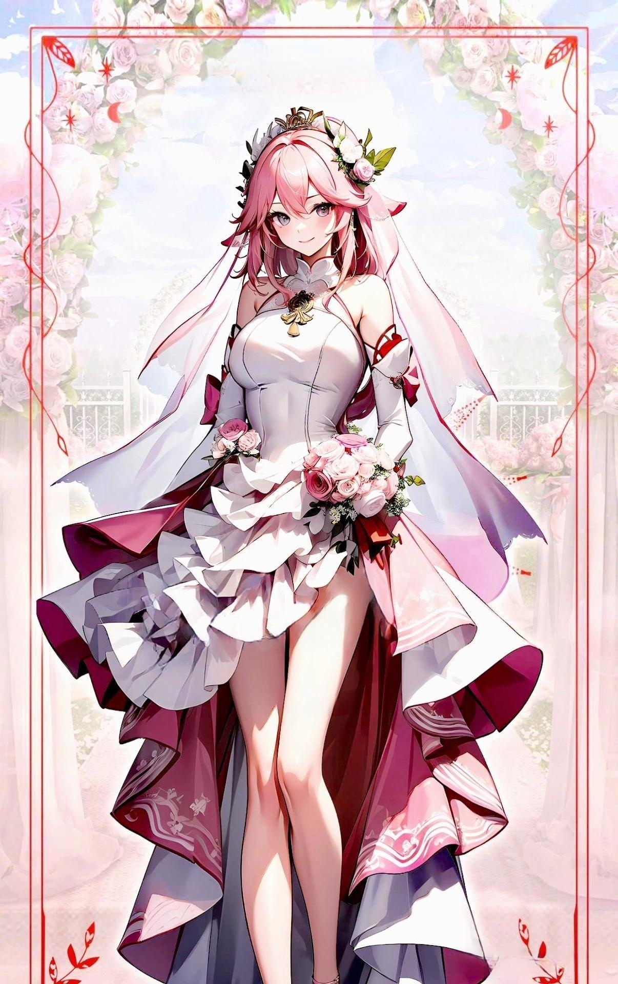 原神女孩们谁穿的婚纱更好看呢?原神