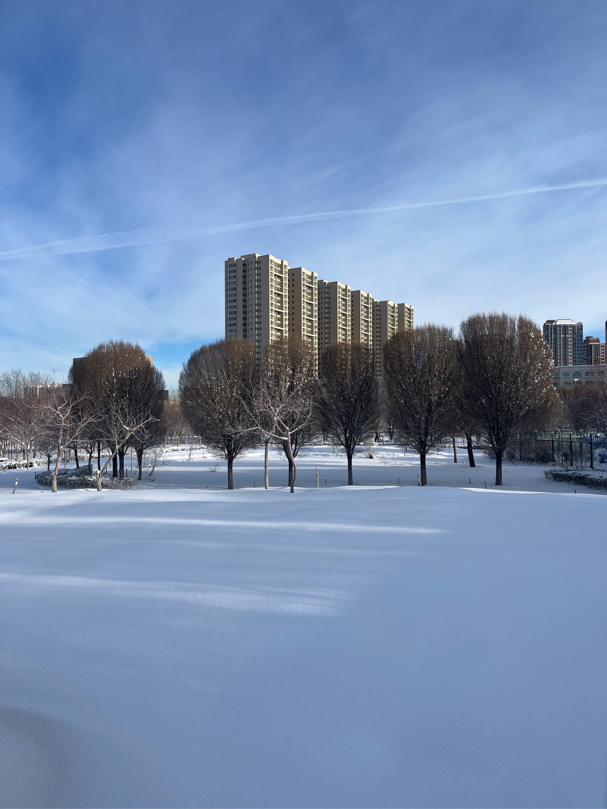 乌鲁木齐雪景真实图片