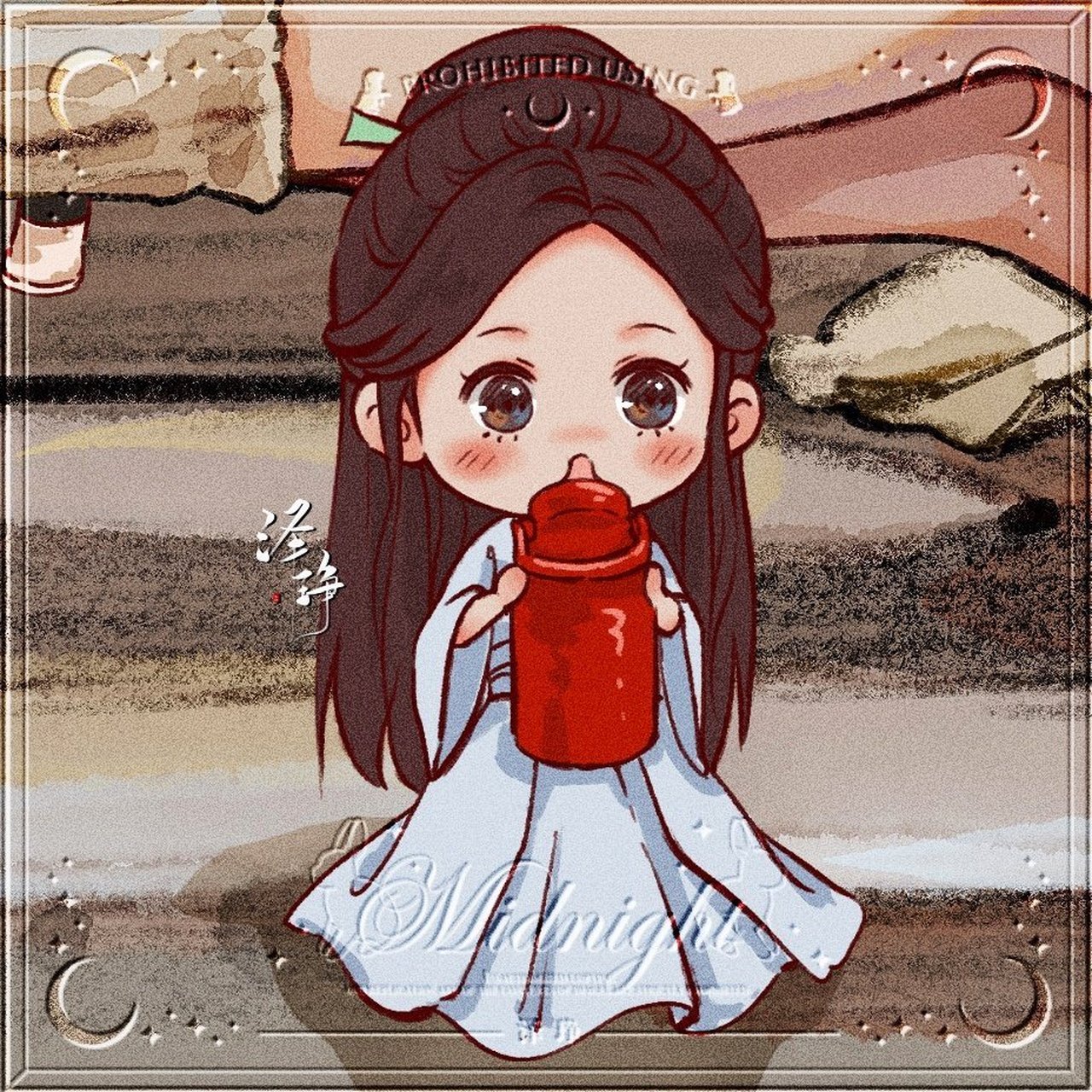 【赵丽颖与风行q版人物】[嘿哈] 赵丽颖沈璃q版,真的好萌好萌啊
