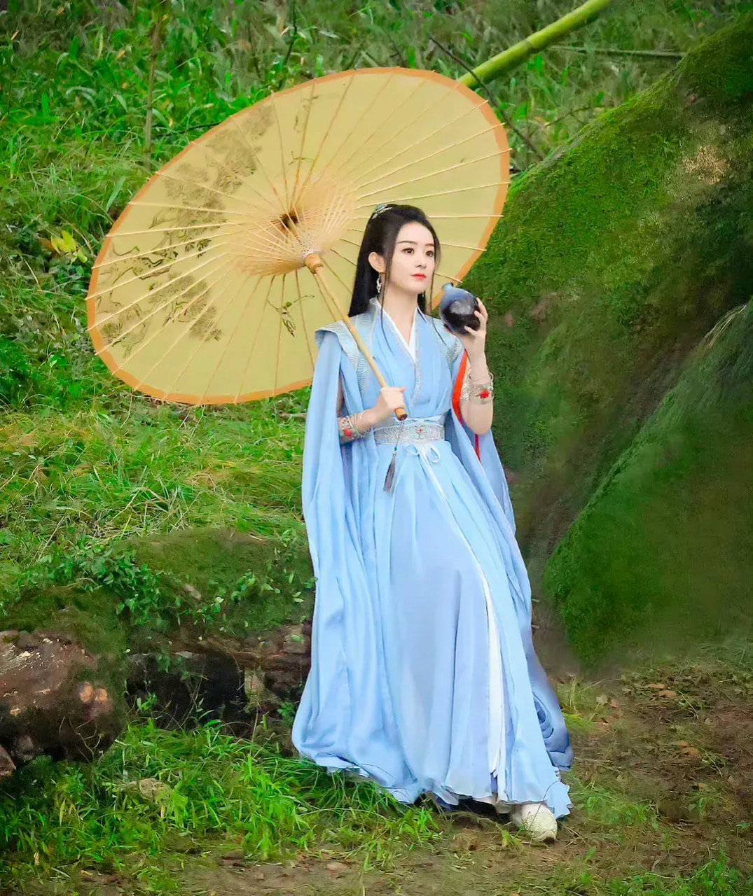 [嘿哈] 期待赵丽颖颖宝的《与风行》[打call]