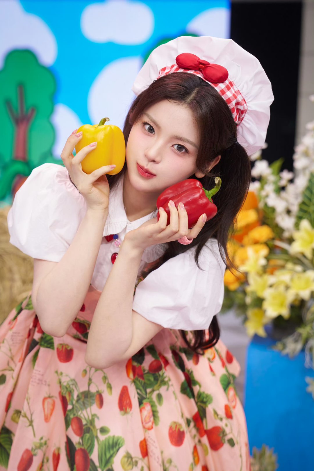 综艺节目里的杨超越,甜美可爱,真是一个俏皮灵动的小姑娘!