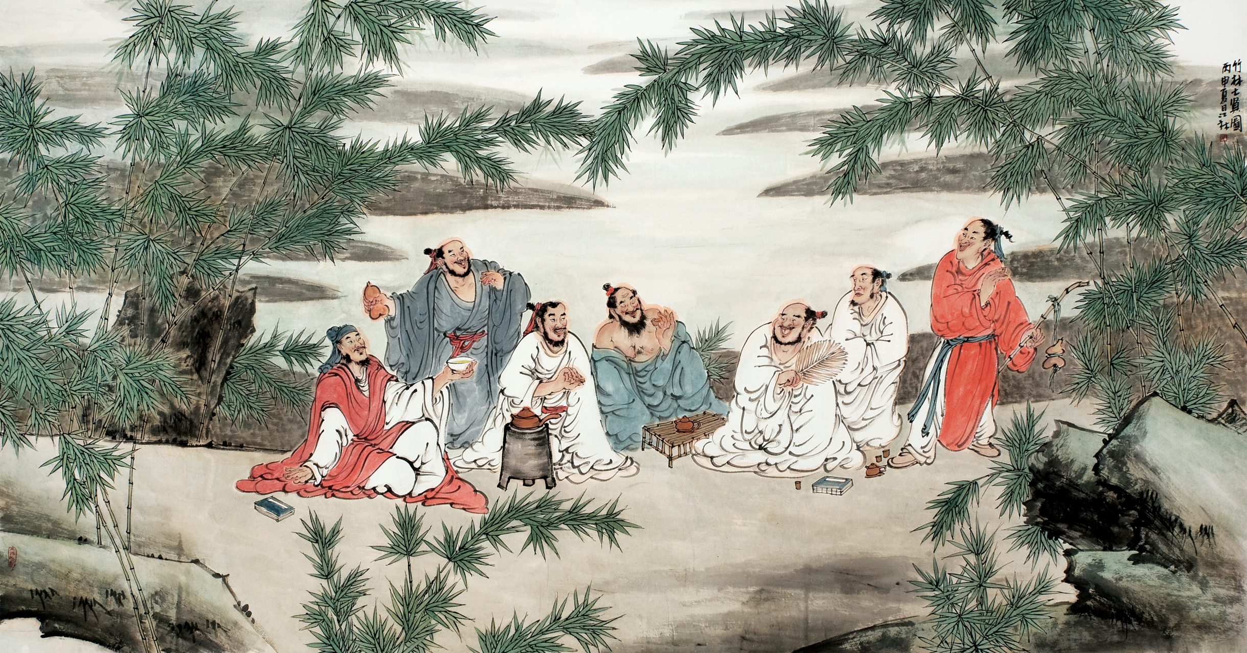 上:竹林七贤竹林醉[鲜花]下?