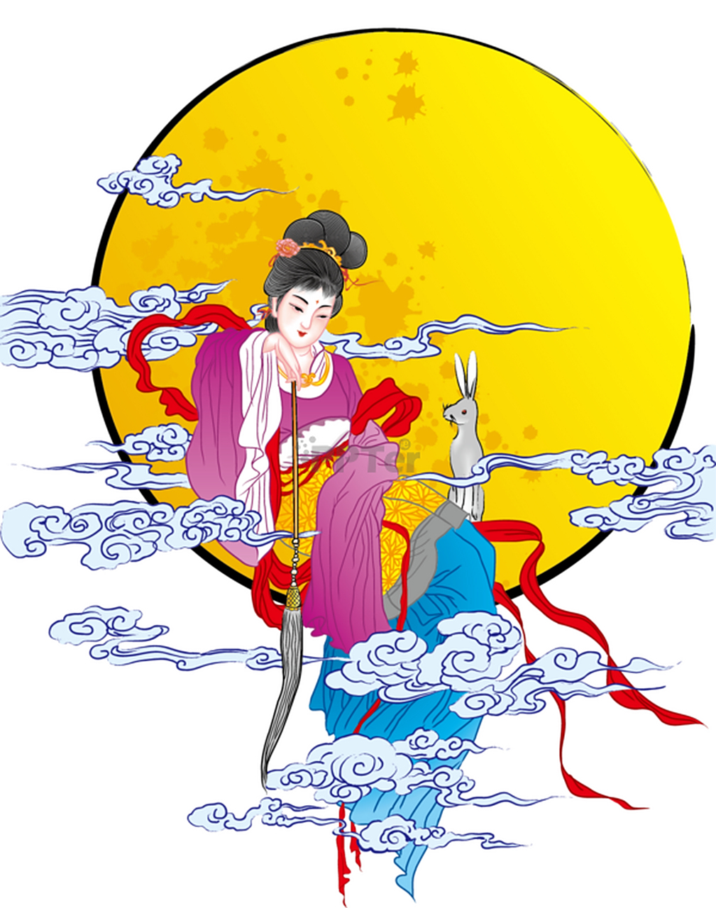 上:月宫嫦娥抚玉兔91[鲜花][鲜花]下?