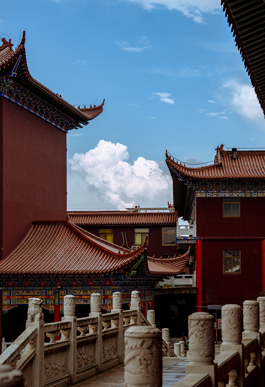 皇罗禅寺,气势恢宏