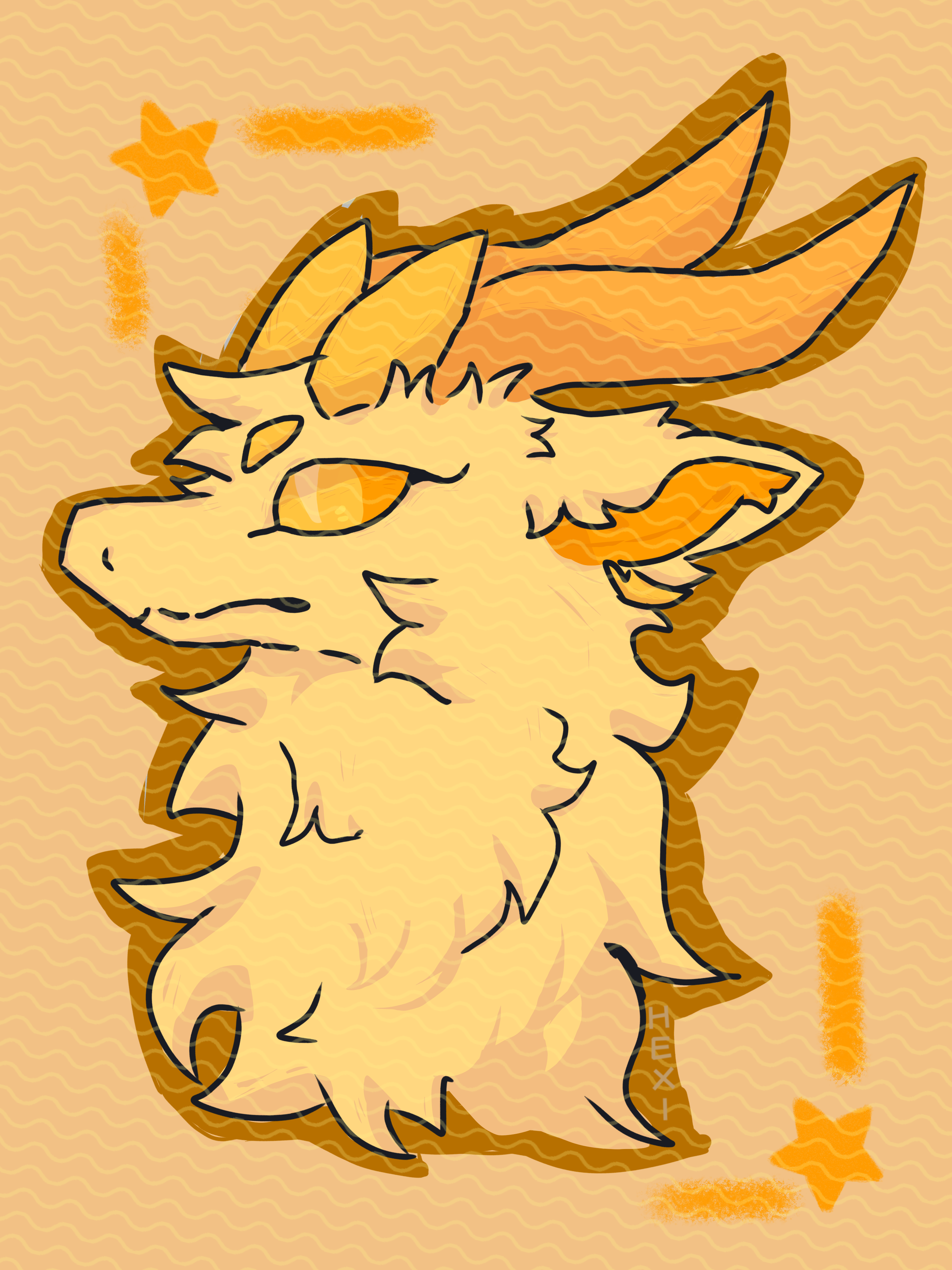 画了自己的龙设嘎嘎嘎,40分钟摸完的[吃鲸][吃鲸][给力]#龙设# #画渣