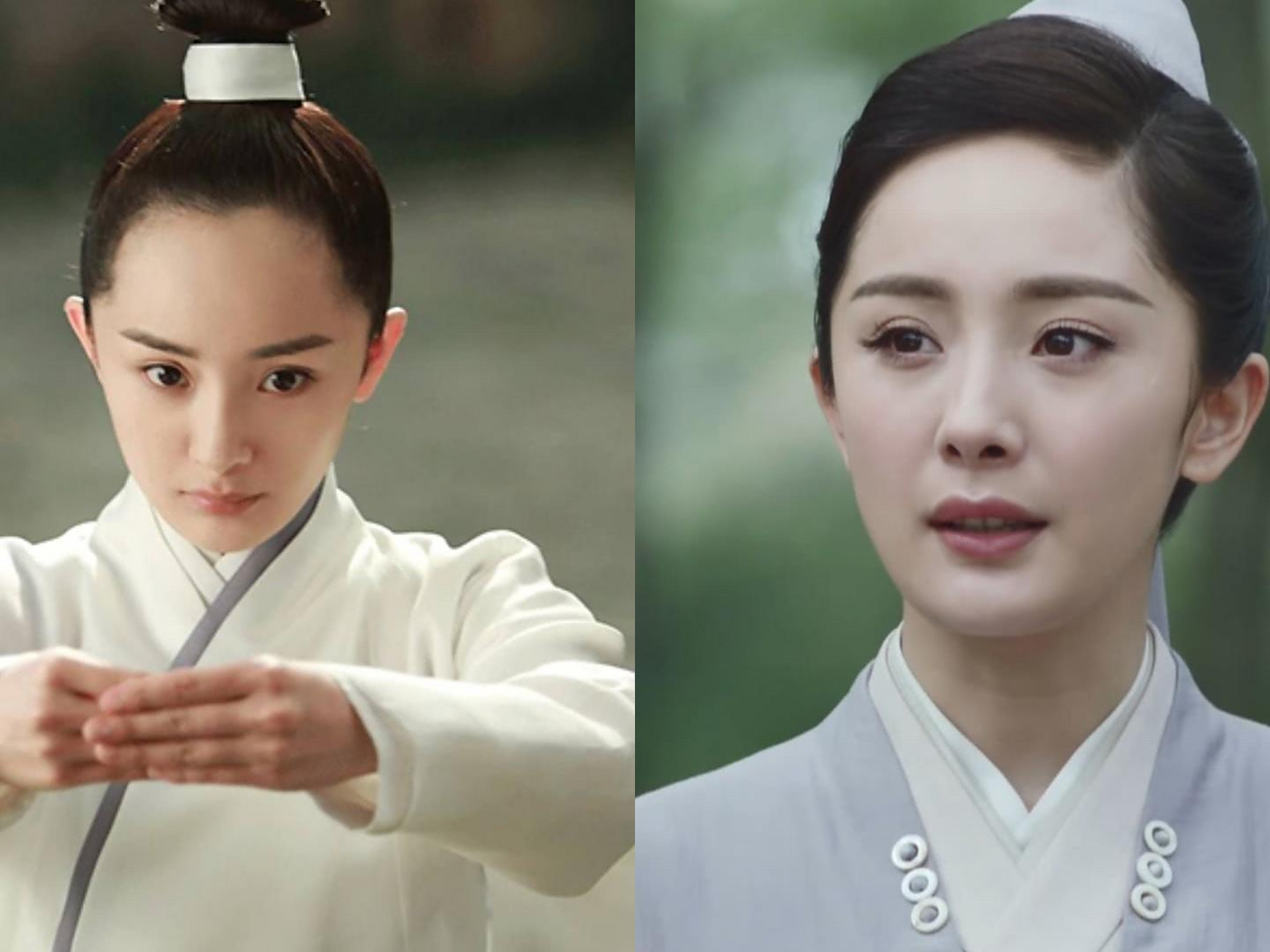 杨幂#  杨幂的发际线真的是越来越高,高颜值,好身材,事业也红红换火