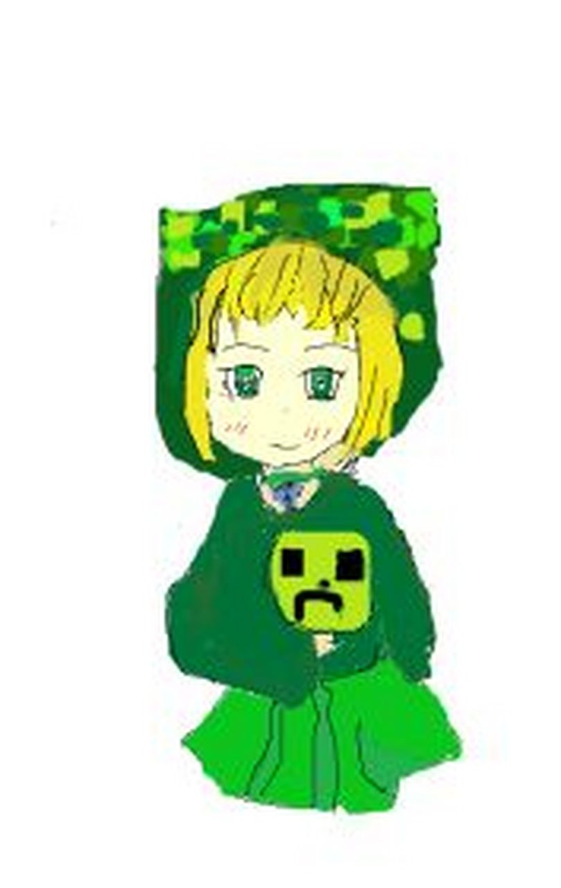 第一次有色创作 苦力怕娘 萌图 画渣 没啥好看的