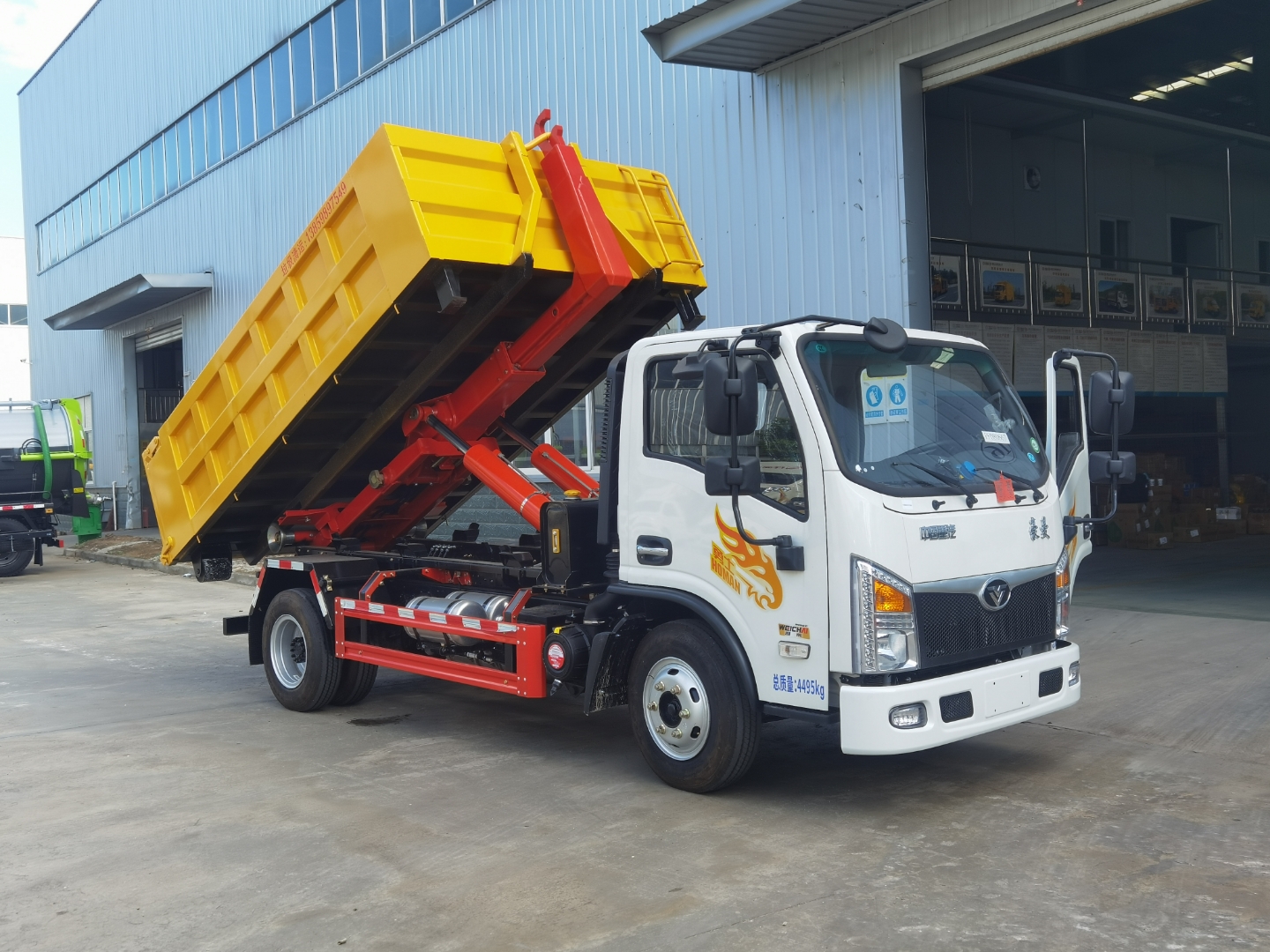 出,蓝牌勾臂车莆田系专用