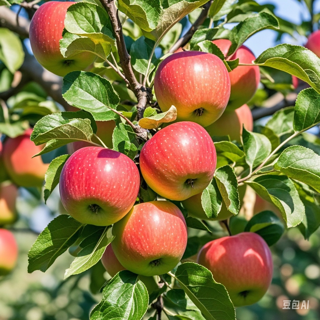 树上图片苹果带叶子带枝叶苹果图片唯美苹果阳光图片红苹果叶苹果带