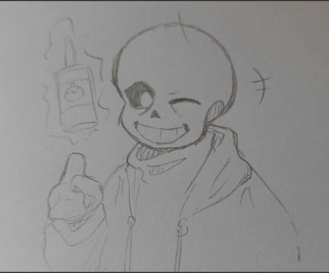 分享一下自己画的sans