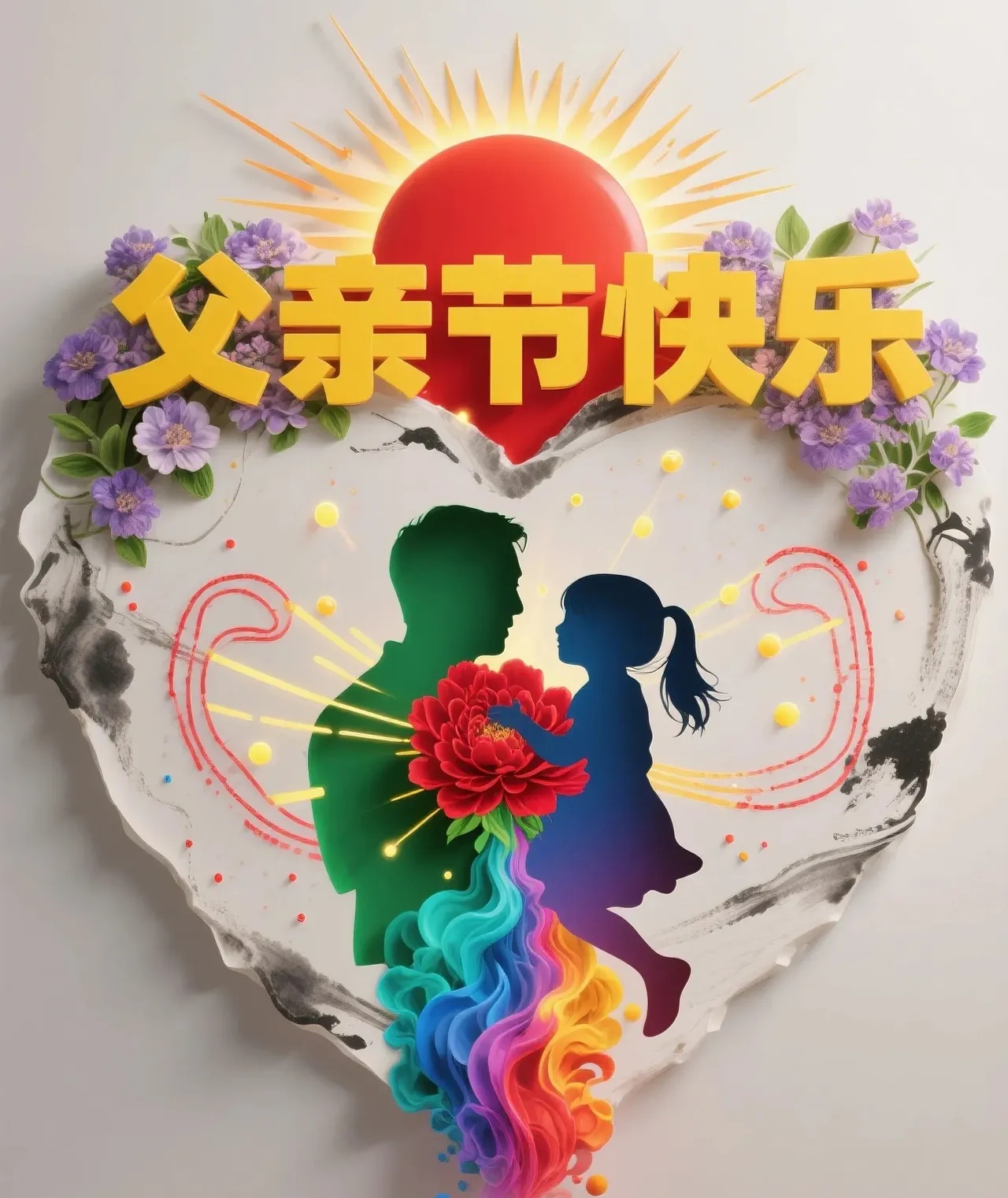 父爱如山,感恩父爱,致敬父亲,愿岁岁年年父亲平平安安,健健康康!