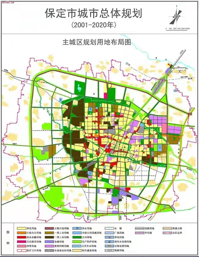 保定高新区规划图图片