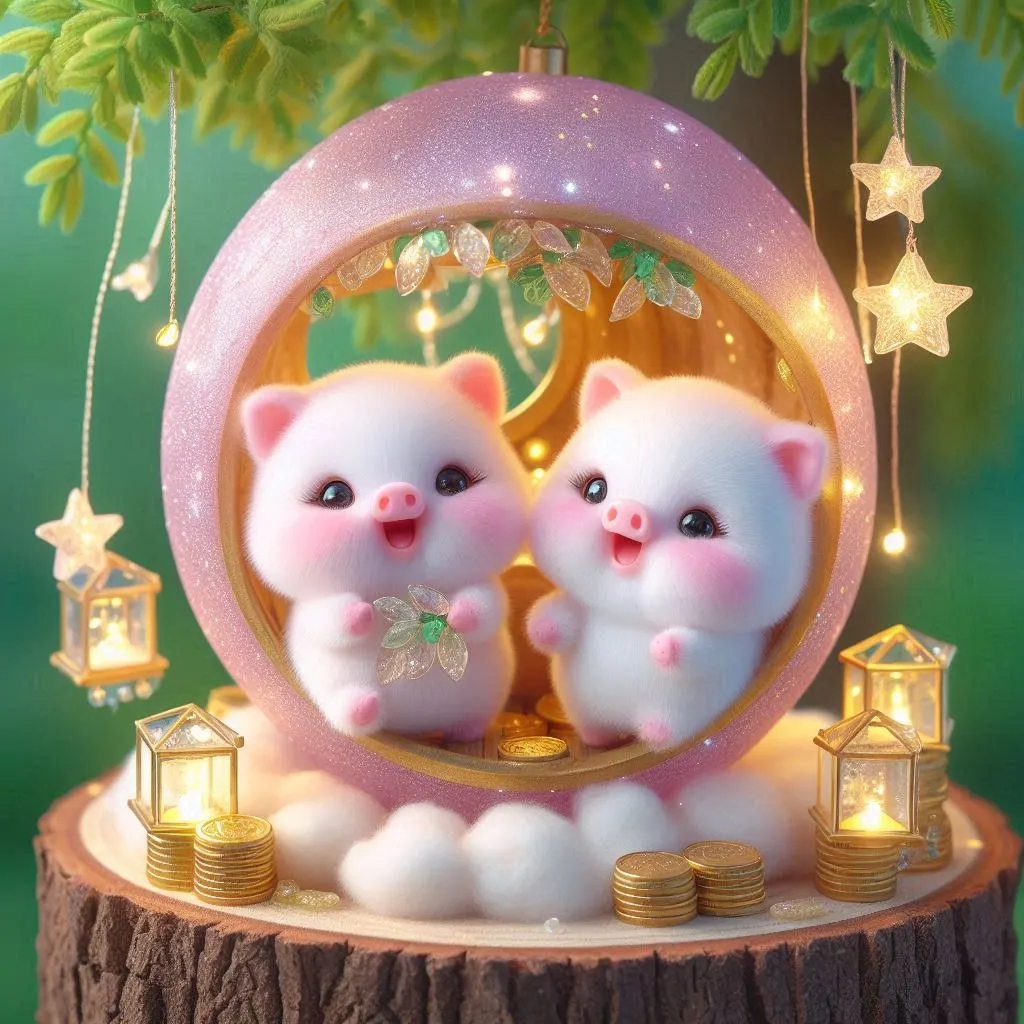 精灵小屁猪猪可爱系列头像