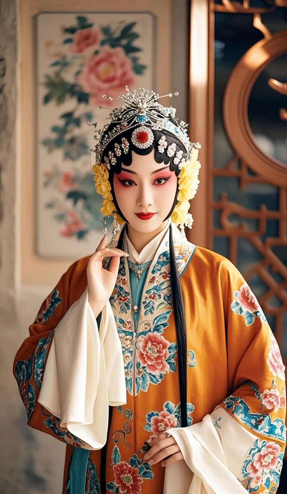 国潮京剧戏曲花旦美人