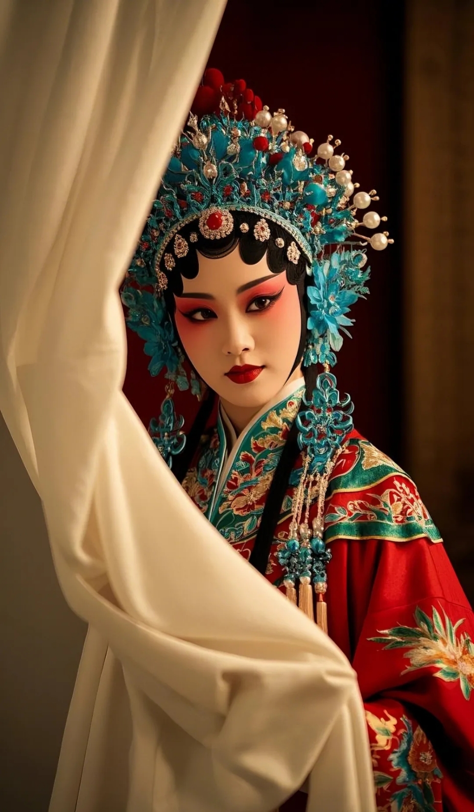 国潮京剧戏曲花旦美人