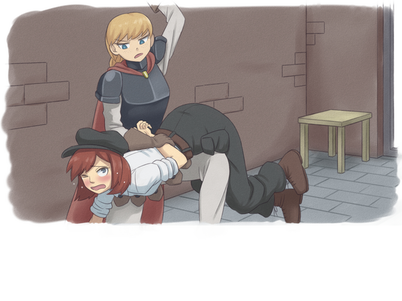 打屁股图