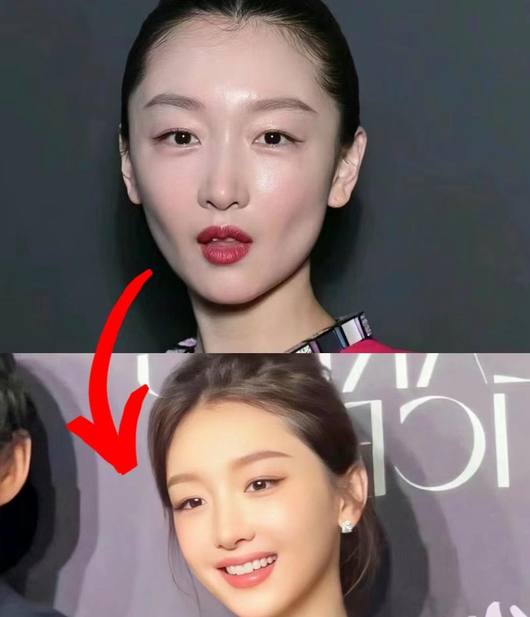 第三张:大爷这拐杖不得了啊,一亮出来就把土豆脸脸型