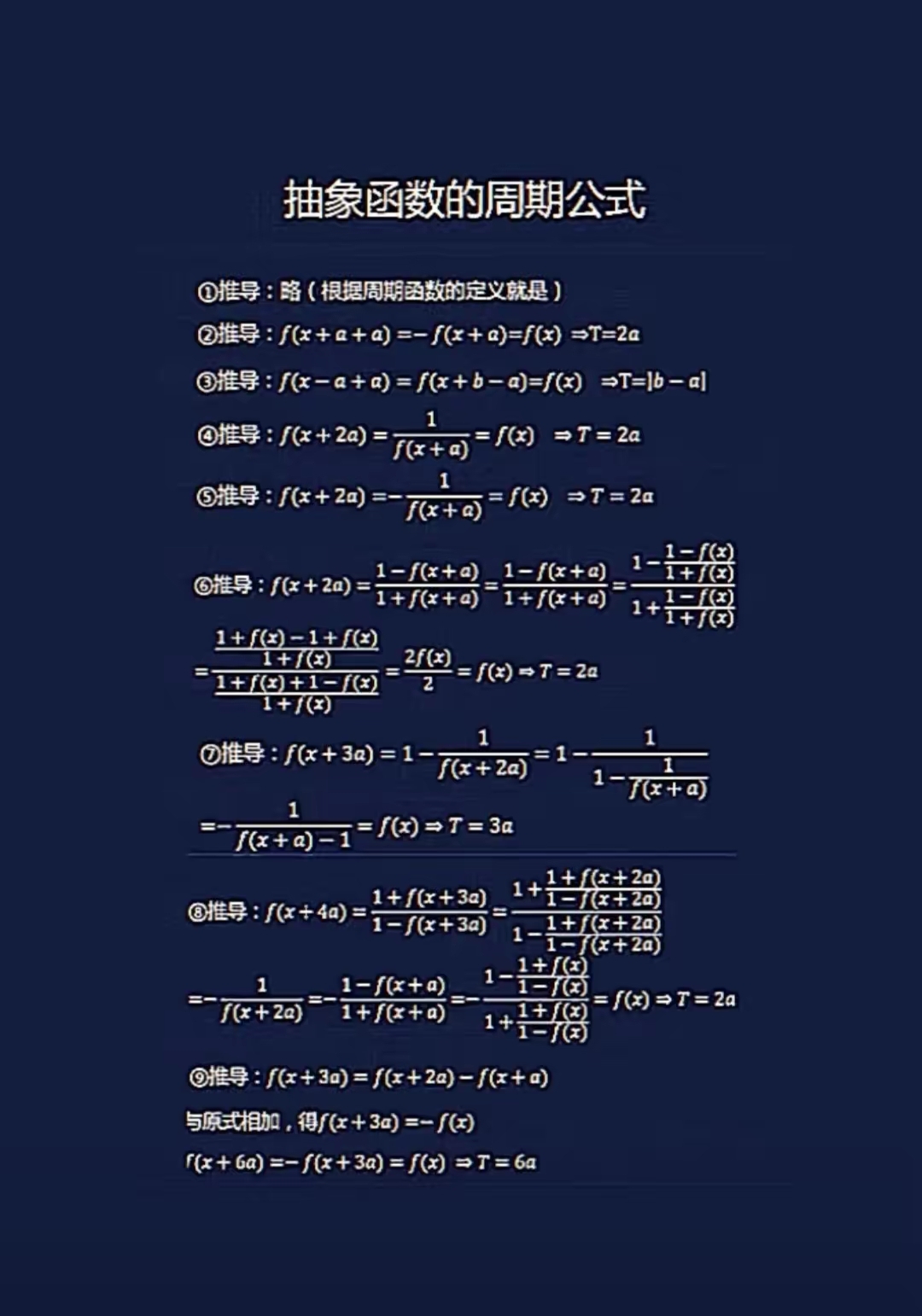 高中数学公式推导动画视频