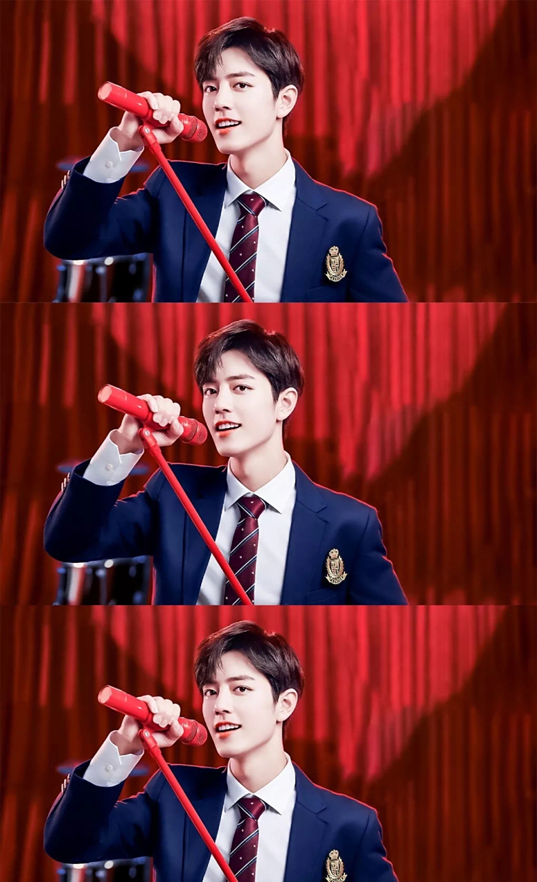 博君一肖 肖战手握麦克风,深情演唱,魅力四射.