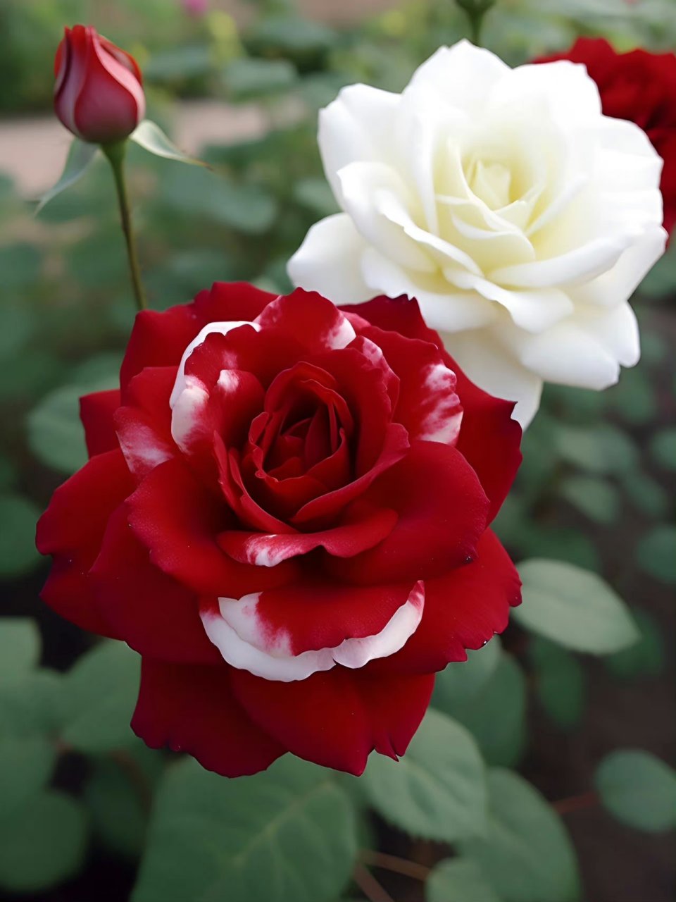 双生玫瑰花! 有种不顾死活的美, 这么好看的花当然要分享给你啦!