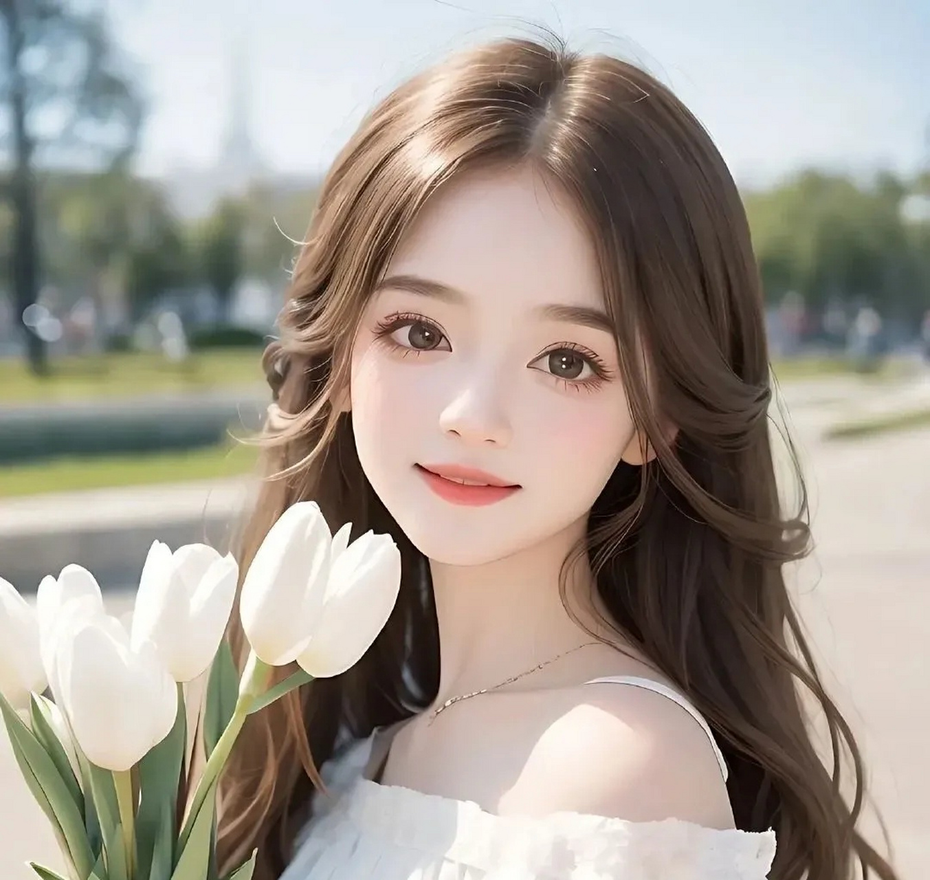 适合夏天用的甜美女生头像