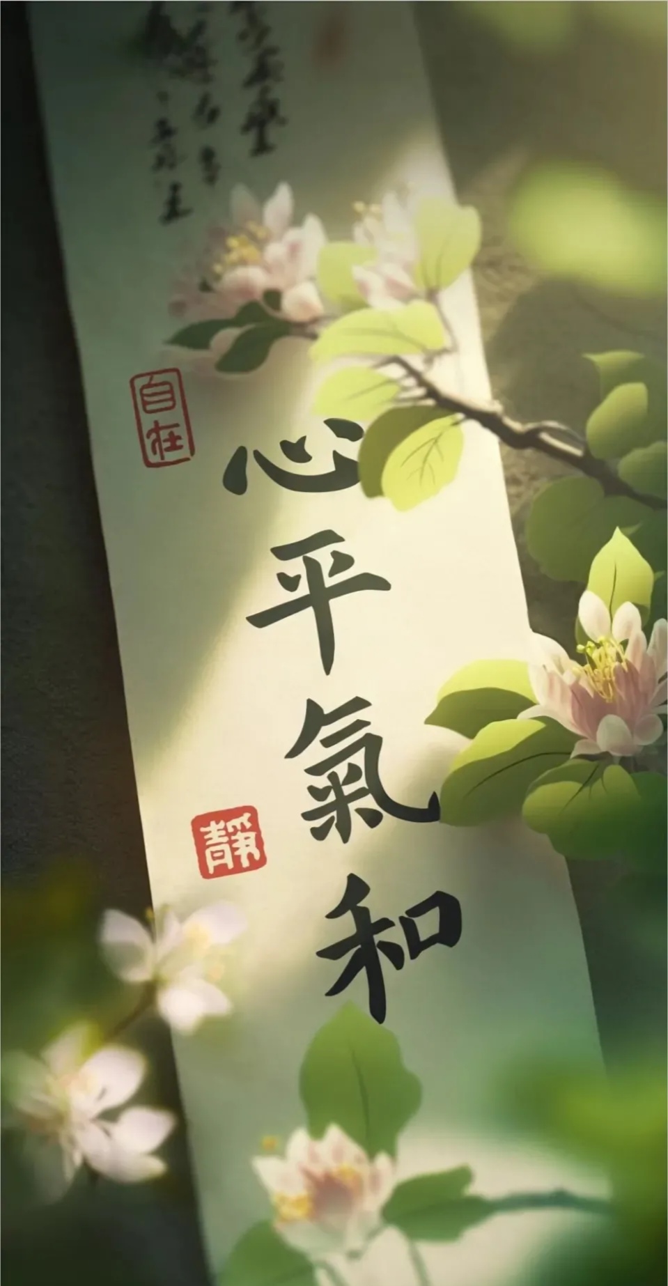 心平气和,好运不请自来